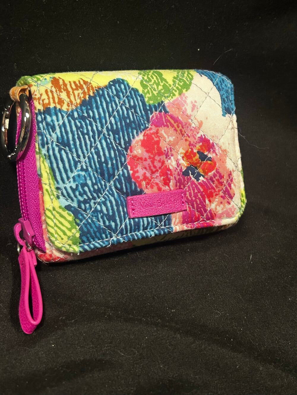 Vera Bradley Superbloom RFID All in One Wristlet Wallet Quilted Floral